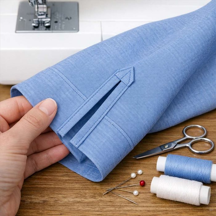 Coudre une fente indéchirable sur une manche : guide facile