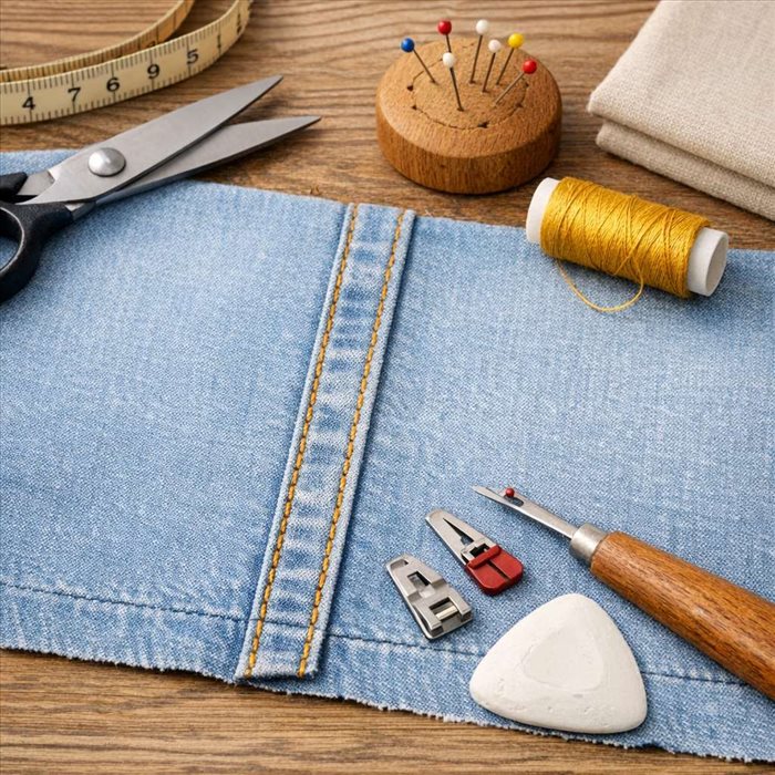 Couture rabattue : définition, usage et étapes pour bien la réussir