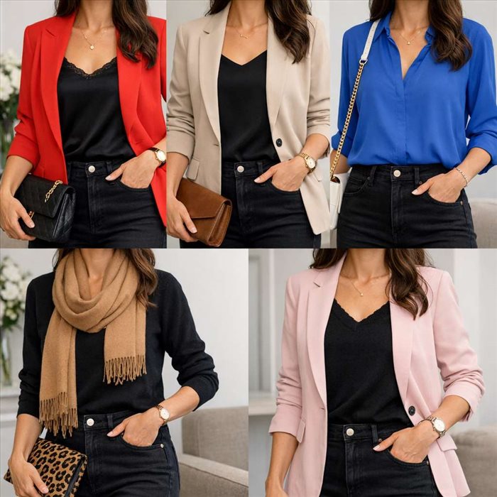 Quelle couleur va avec un vêtement noir ? Idées simples et élégantes