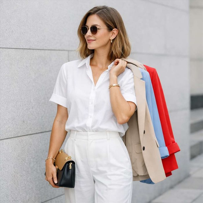 Quelle couleur associer avec un vêtement blanc ? Guide complet