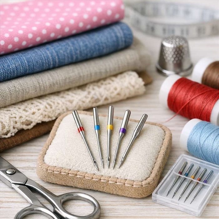 Comment choisir l’aiguille idéale pour chaque tissu ?