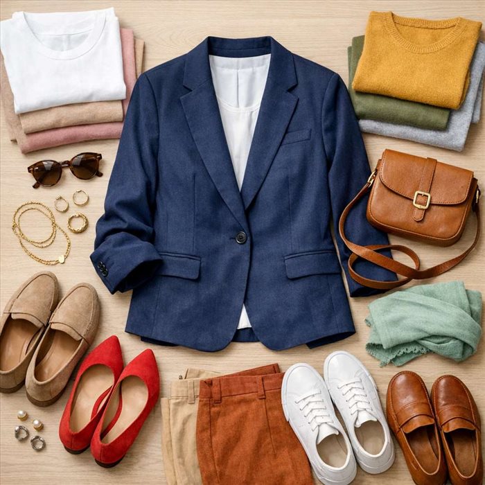 Quelle couleur va avec un vêtement bleu marine ? | Guide style