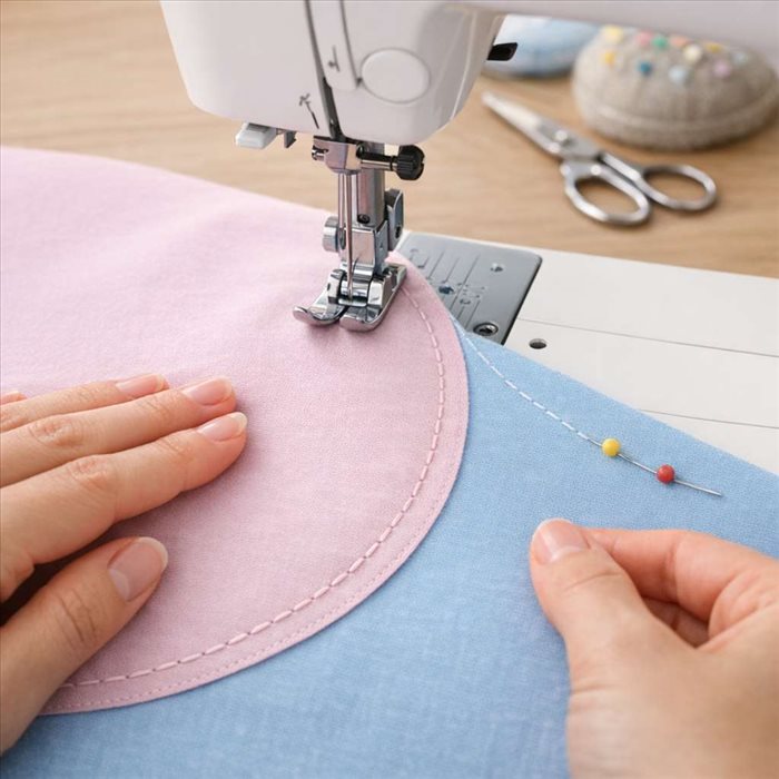 Couture en courbe sans plis : méthode simple et efficace