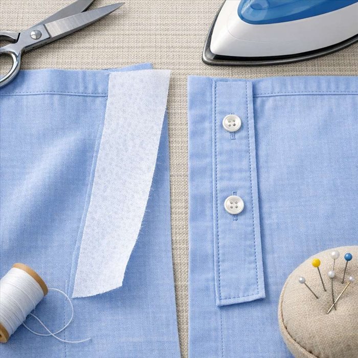 Pourquoi entoiler une patte de boutonnage ? Guide couture