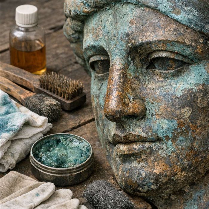 Bronze oxydé : causes, signes et comment le nettoyer sans risque