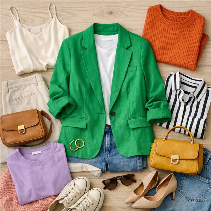 Quelle couleur porter avec un vêtement vert ? Guide style