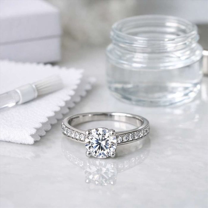 Bague en argent et oxyde de zirconium : guide complet d’entretien