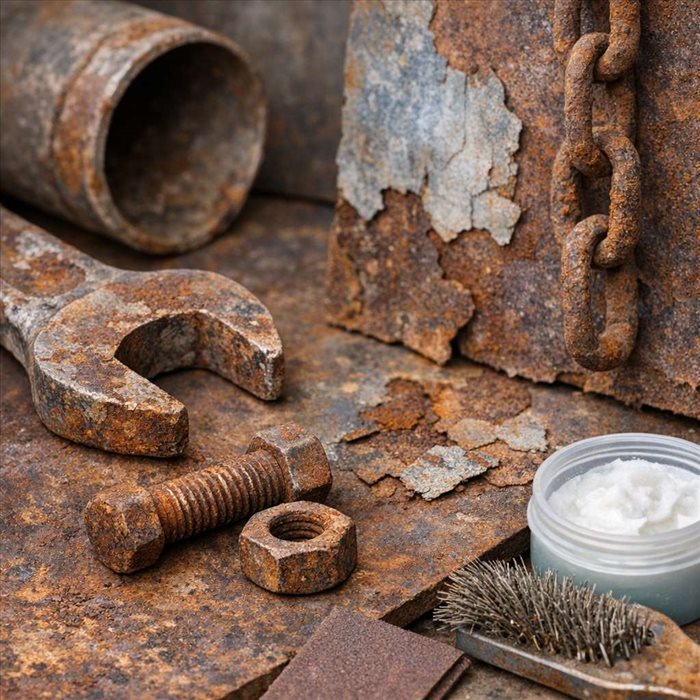 Métal oxydé : causes et solutions pour le traiter efficacement