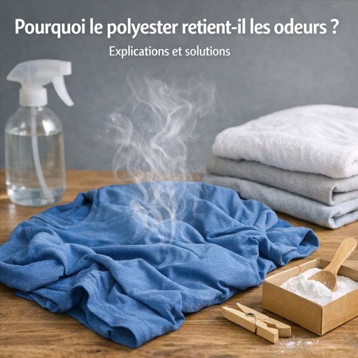 Pourquoi le polyester retient-il les odeurs ? Causes et solutions