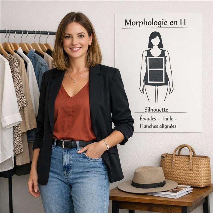 Morphologie en H : comment s’habiller pour sublimer sa silhouette