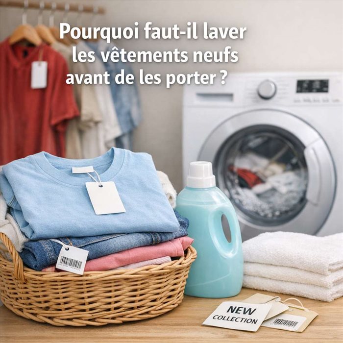 Laver les vêtements neufs avant de les porter : pourquoi c’est essentiel