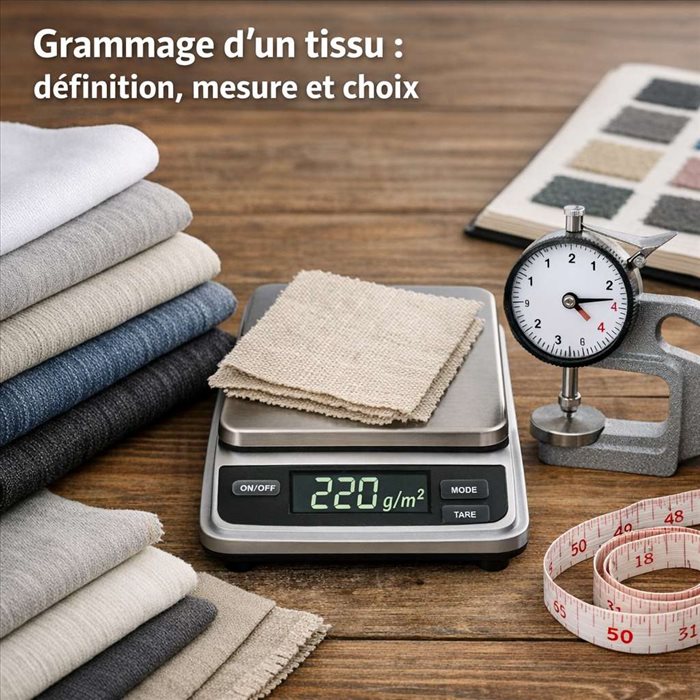Qu’est-ce que le grammage d’un tissu ? Guide complet