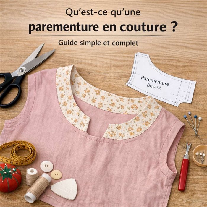 Parementure en couture : définition, usage et techniques