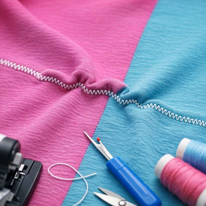 Pourquoi une couture gondole sur tissu extensible ? | Guide couture